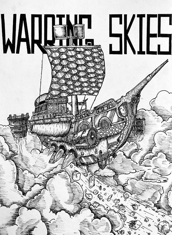 Story Game: Warring Skies Book Cover Image