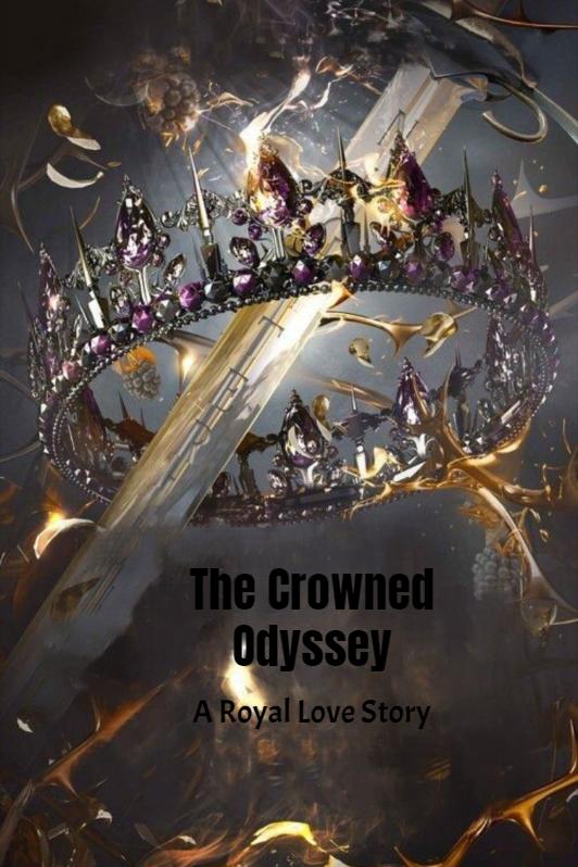 Story Game: The Crowned Odyssey: A Royal Love Story Book Cover Image